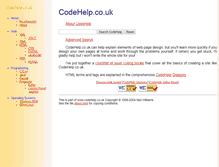 Tablet Screenshot of codehelp.co.uk